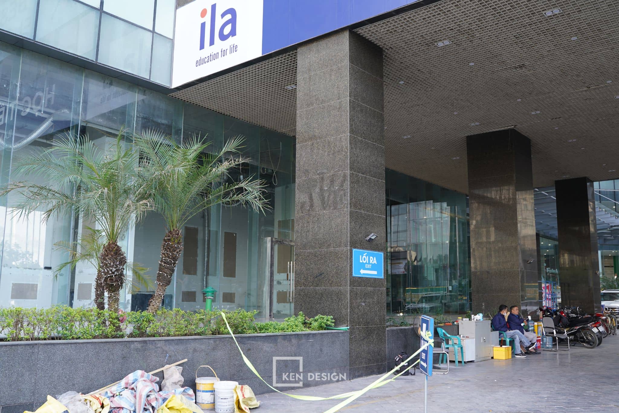 mặt bằng mô hình cafe coworking